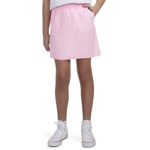 Converse Girls Poplin Skirt- Pink Large Cotton Spandex Blend